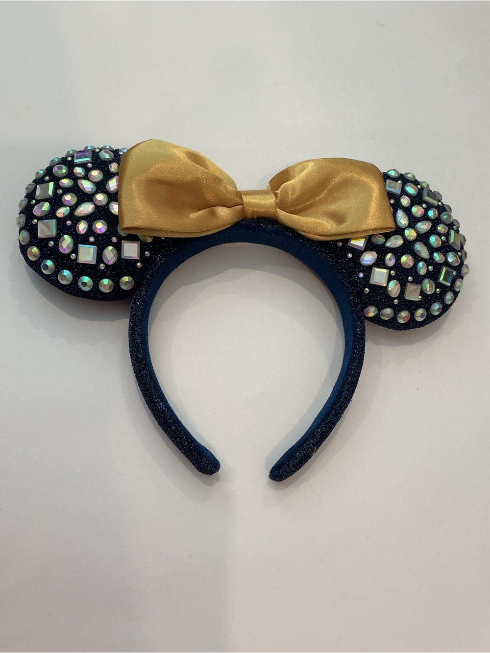Disney Parks 50th Anniversary Jeweled Minnie Mouse Ears Headband